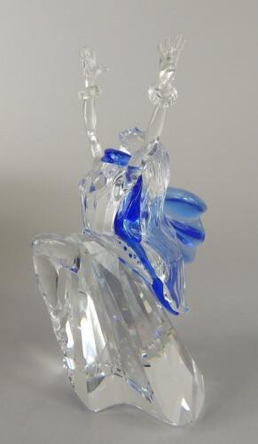 A Swarovski crystal figure of a dancer