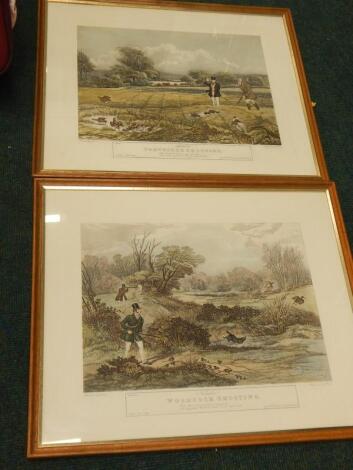 A set of six sporting prints