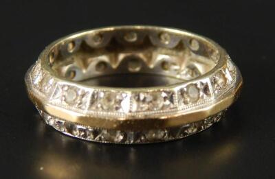 A 9ct gold eternity ring