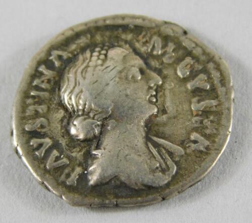 A Roman Augustine white metal coin