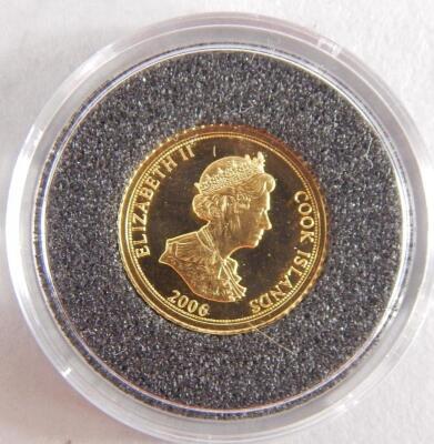 A St George & The Dragon 22ct gold one crown coin - 5