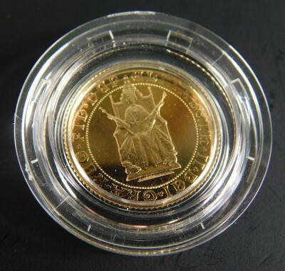 A presentation half gold sovereign - 2