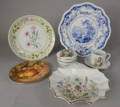 A collection of porcelain