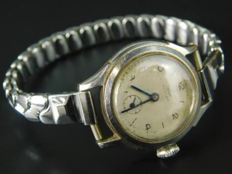 A ladies stainless steel Tudor Oyster wrist watch