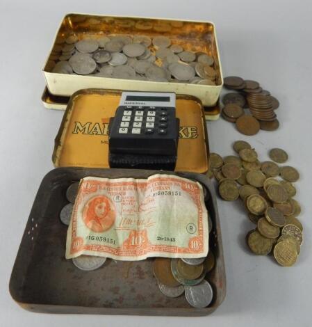 A quantity of British and foreign coins