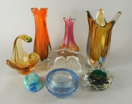 A collection of Art Glass