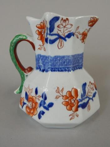 A Mason's Ironstone china octagonal jug