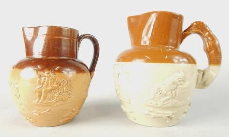 Two stoneware jugs