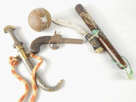 A collection of militaria