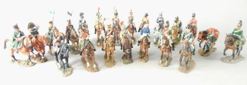 A large collection of Napoleonic and Battle of Waterloo related painted Del Prado figures