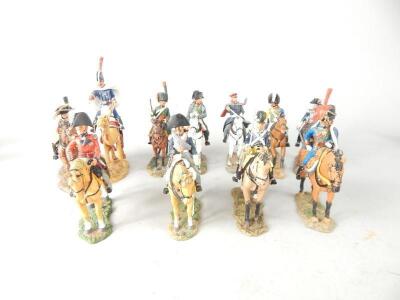 A large collection of Napoleonic and Battle of Waterloo related painted Del Prado figures - 2