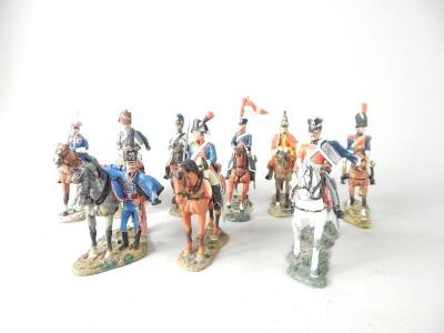 A large collection of Napoleonic and Battle of Waterloo related painted Del Prado figures - 3