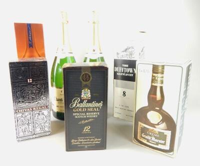 Various bottles of spirit