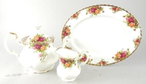 A large quantity of Royal Albert Old Country Roses porcelain