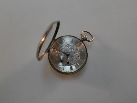A George III pair cased pocket watch with a fusee movement