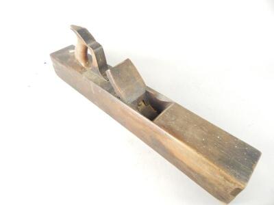 A large wooden block plane - 2