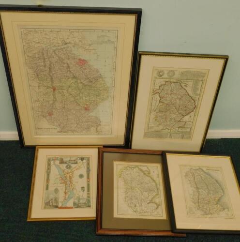 A collection of maps relating to Lincolnshire