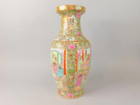 A modern Canton style Chinese vase