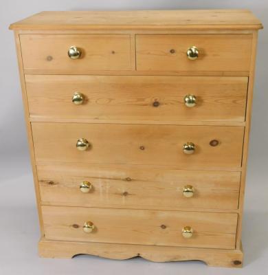 A pine chest