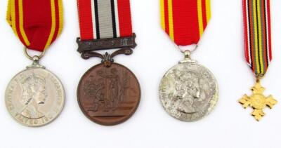 Various Elizabeth II Fire Service medals