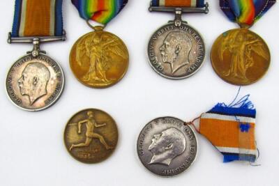 Various WWI medals