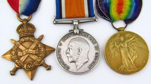 A WWI medal trio