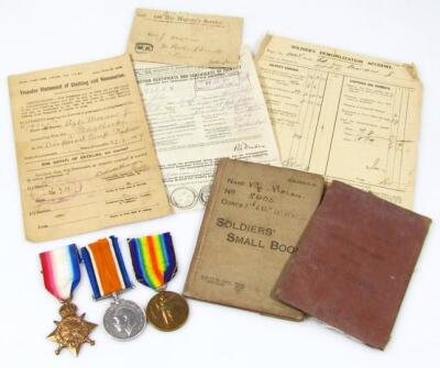 A WWI medal trio