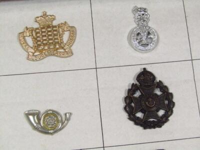 Various iron on and metal cap shoulder badges - 9