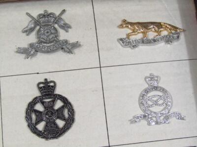 Various iron on and metal cap shoulder badges - 10