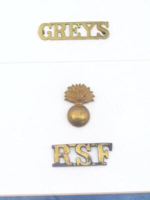 Various metal cap badges - 3