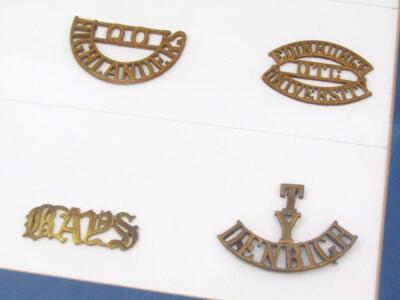 Various metal cap badges - 4