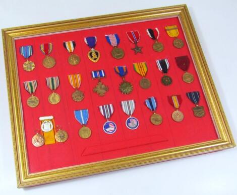 Various American medals