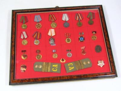 Various Russian medals