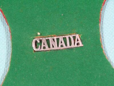 Various Canadian metal helmet badges - 7