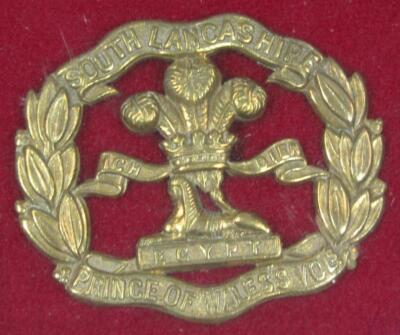 A South Lancashire Regiment group of iron on badges - 4