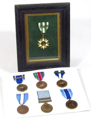 Various medals