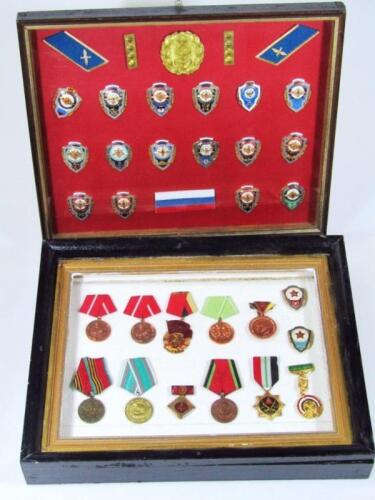 Various Egyptian and Russian Eastern Bloc medals