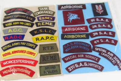 Various embroidered RAF and other badges - 4