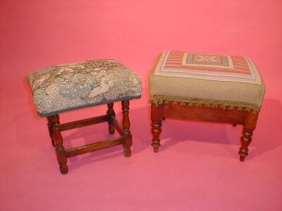 Two small stools.