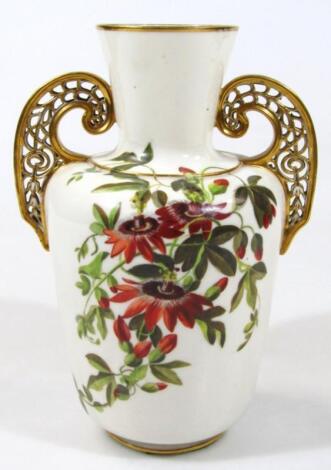 A Derby porcelain vase