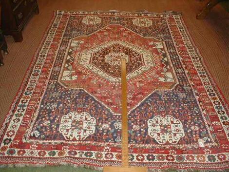 A Turkish woollen rug