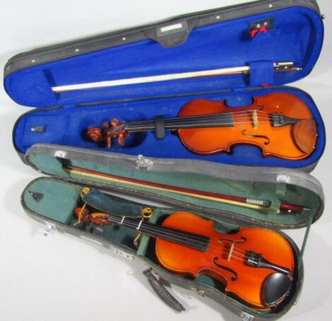 A Sky Lark practice violin or fiddle