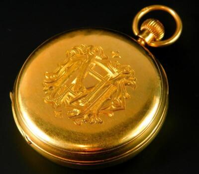 A Victorian 18 carat gold pocket watch and chronograph - 2