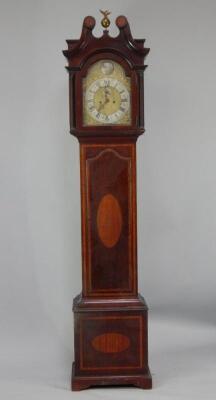 Maple & Co of London. A late 19thC/early 20thC longcase clock