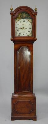 J Alling of Dunmow. A George III longcase clock