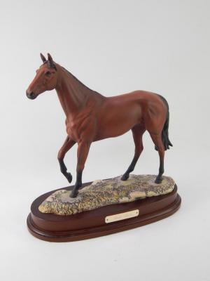 A Royal Doulton matt figure of Red Rum