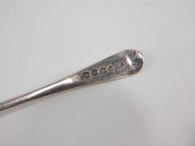 A set of six George V silver teaspoons - 2