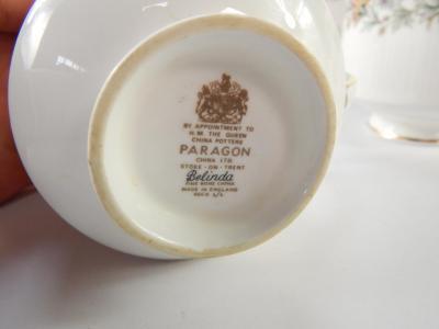 A Paragon porcelain part tea service decorated in the Belinda pattern - 2