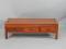 An oriental hardwood rectangular coffee table