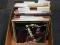 A box of 57 jazz records